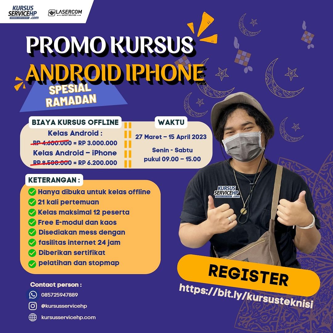 promo ramadhan kursus service hp Kursus Service HP Android dan iPhone